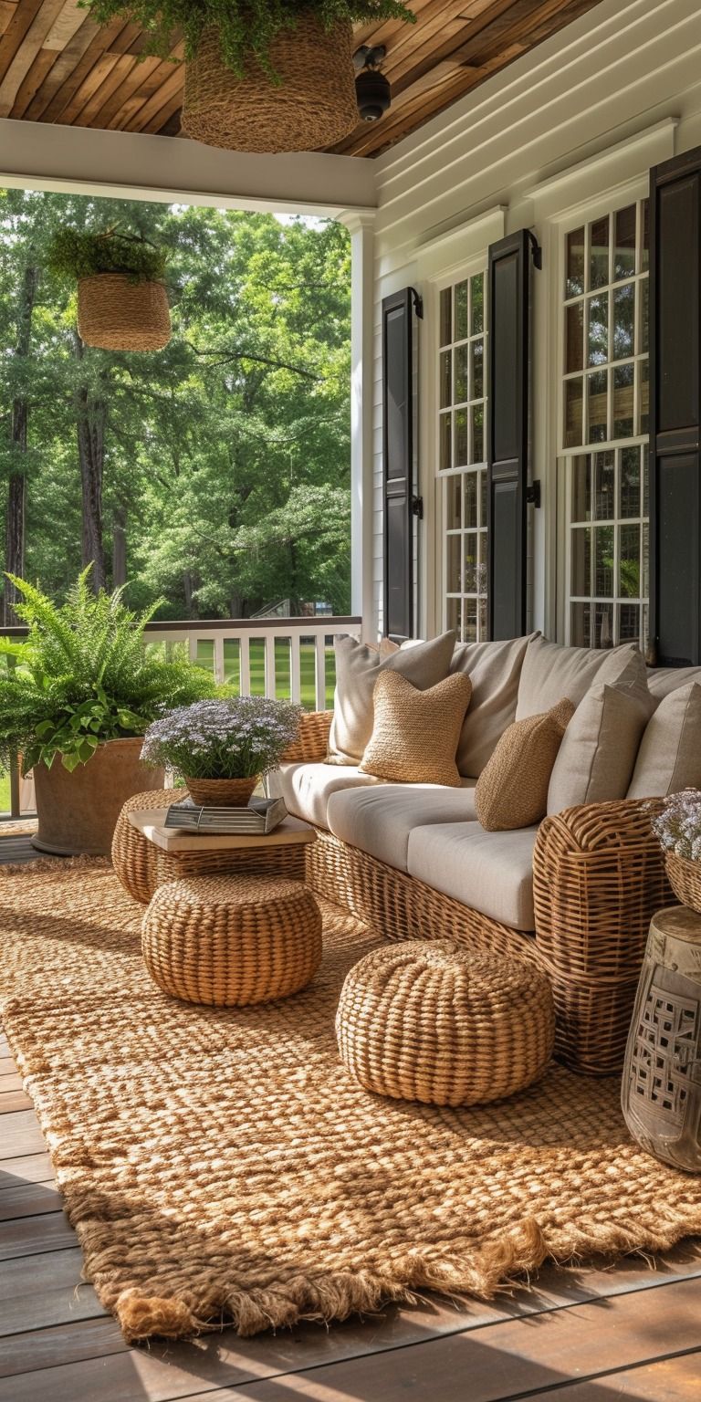 Fresh and Bright Spring Porch Inspiration