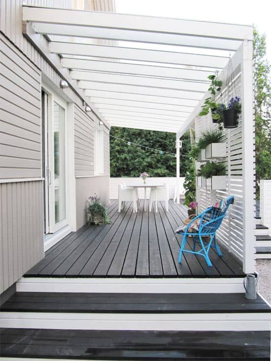 Stylish Covered Back Deck Design Inspiration