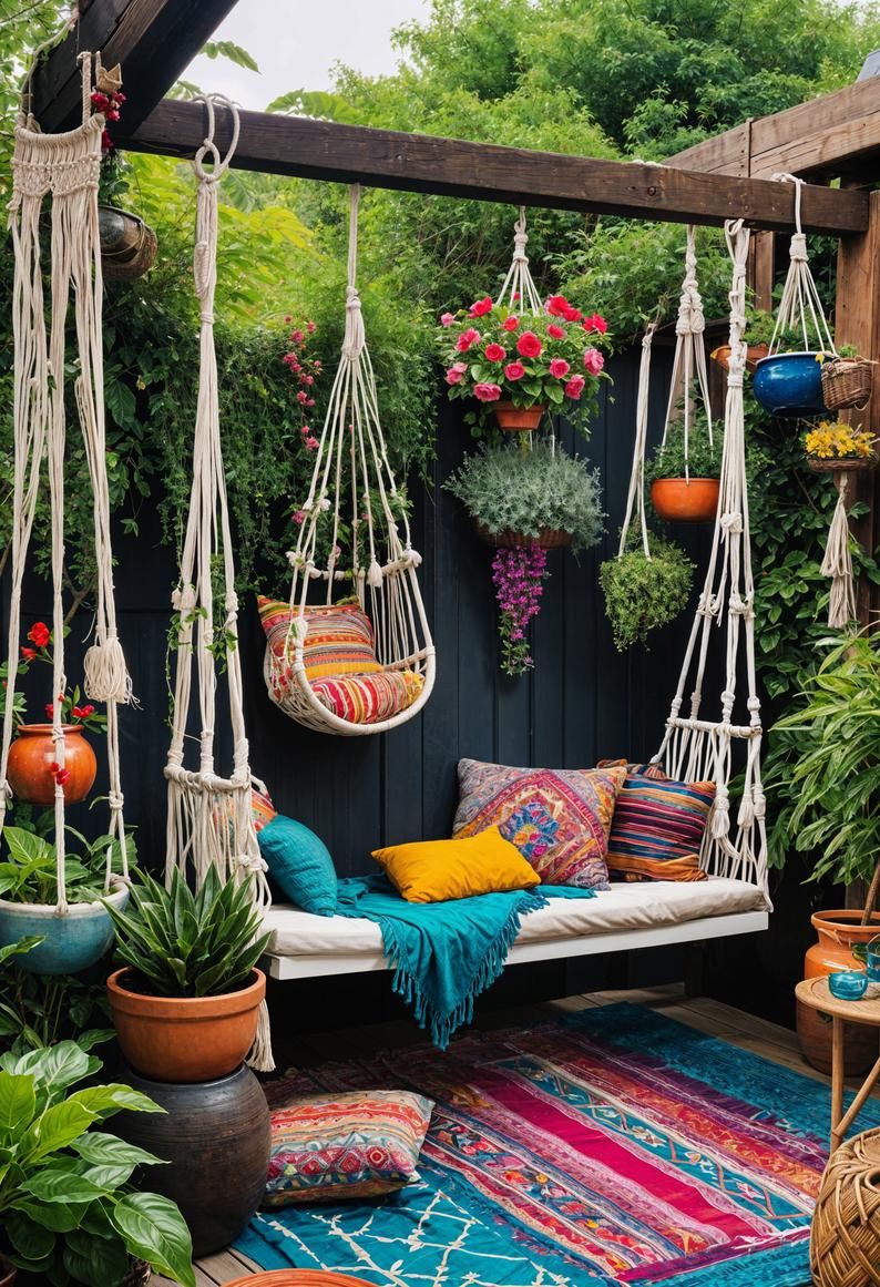 Creative solutions for maximizing space in a garden