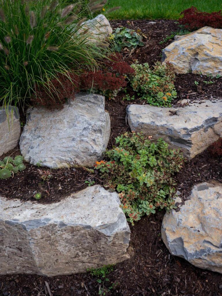 landscaping with boulders