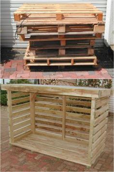 wood storage sheds