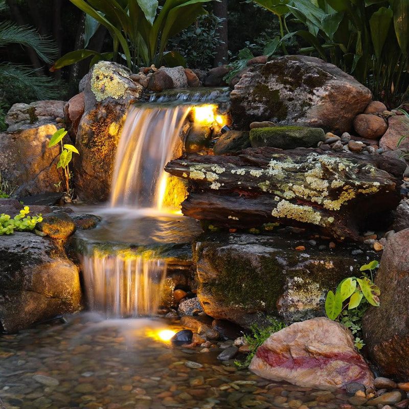 The Beauty and Tranquility of Garden Waterfalls