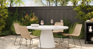 round outdoor table