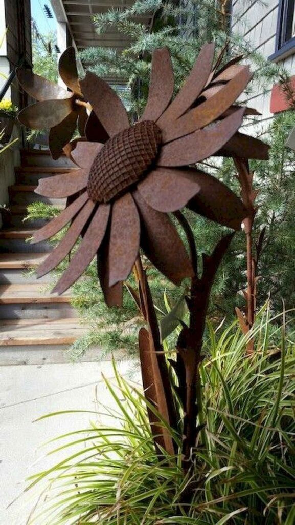 metal garden art