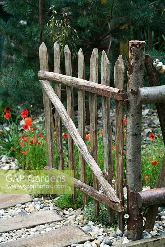 wooden garden gates