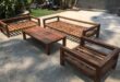 wooden outdoor furniture