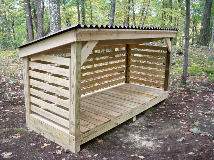 wood storage sheds