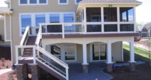 deck with screened in porch