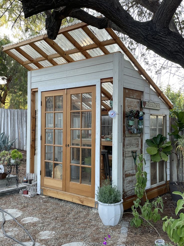 The Charm of Petite Garden Sheds