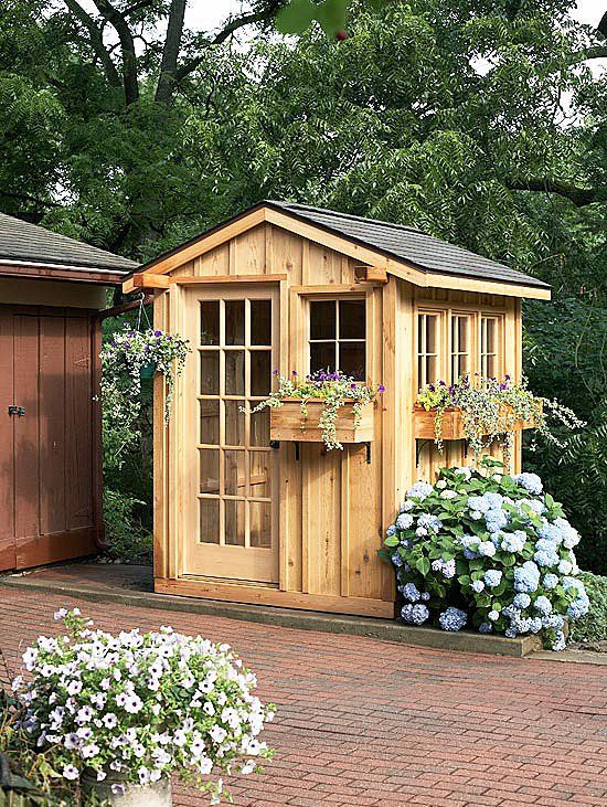 The Charm of Petite Garden Shelters