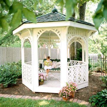 The Charm of Small Garden Gazebos