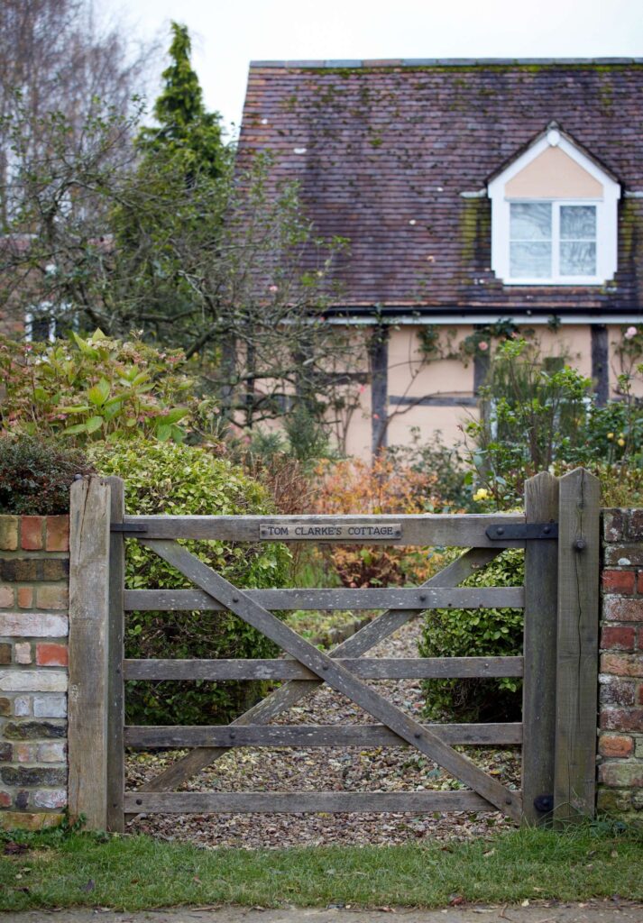 wooden garden gates