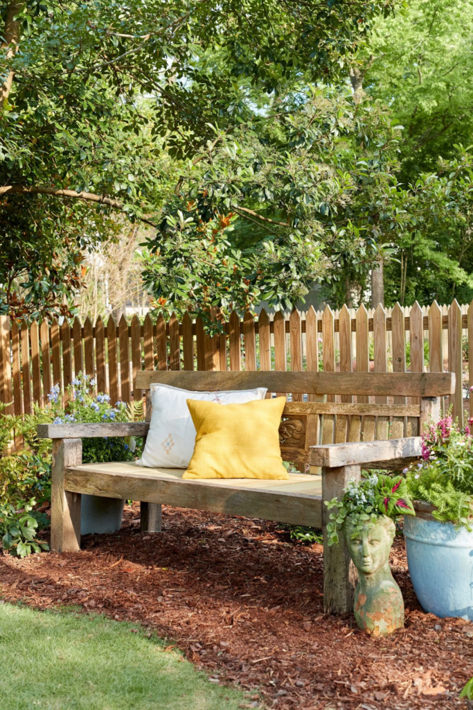 small garden bench