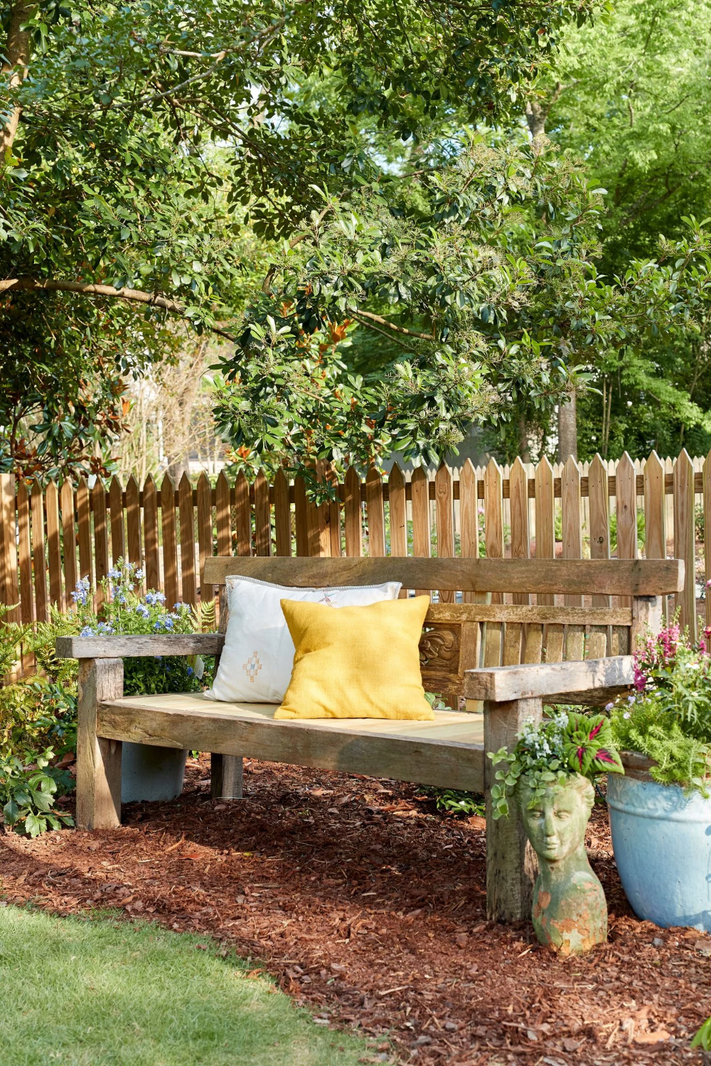 The Charm of a Compact Garden Bench