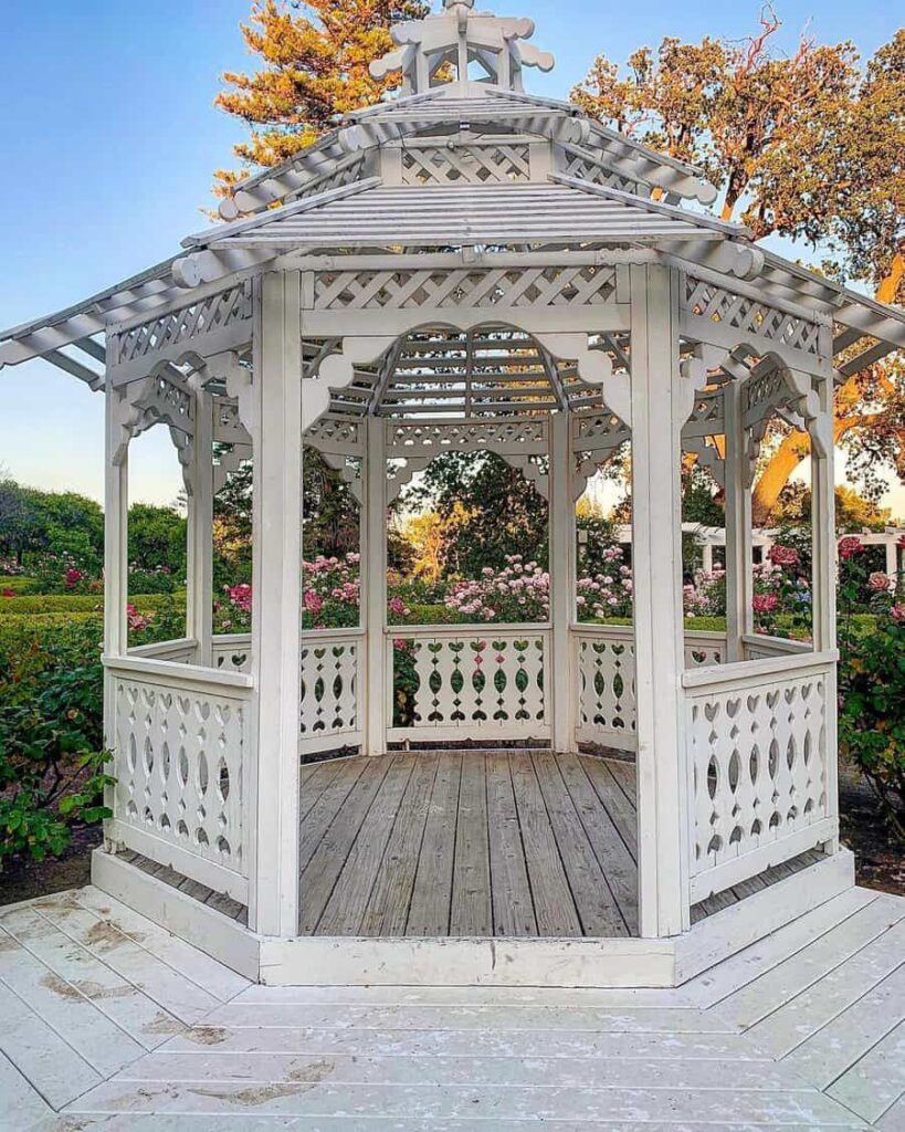 white gazebo