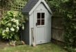 small garden tool shed