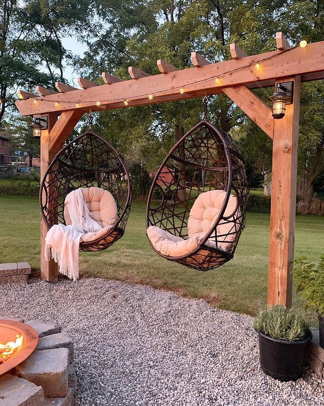The Joy of Relaxing on a Patio Swing
