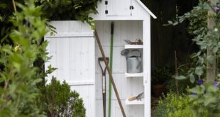 small garden tool shed