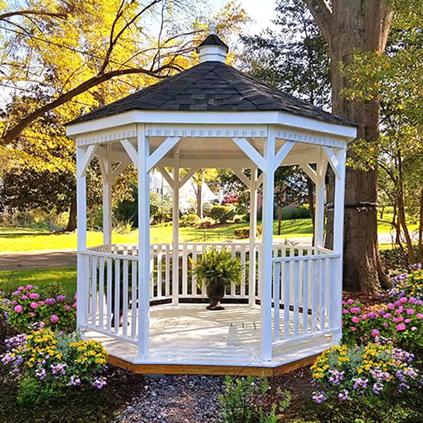 The Stunning Beauty of a White Gazebo