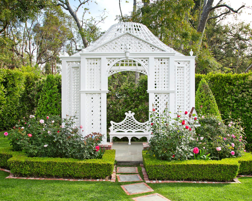 The Stunning Beauty of a White Gazebo