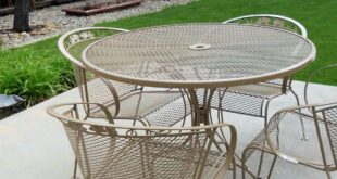 wrought iron patio furniture