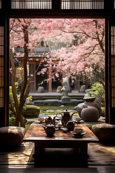 The Tranquil Beauty of a Japanese Garden