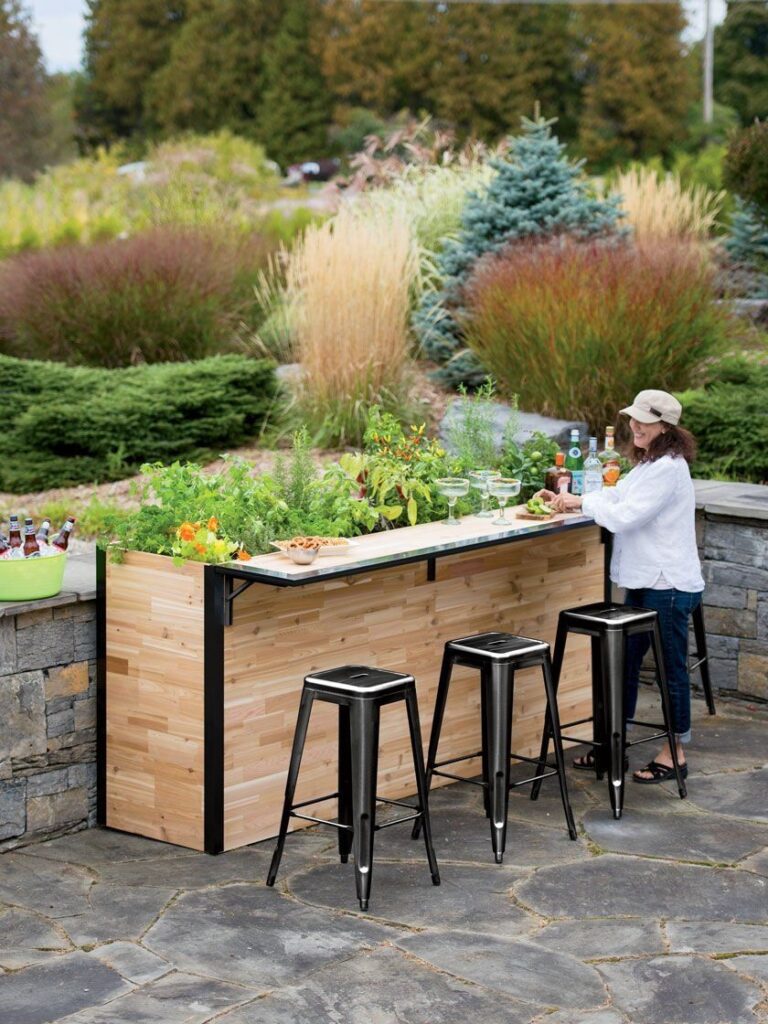 outdoor patio bar