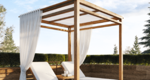 outdoor daybed with canopy
