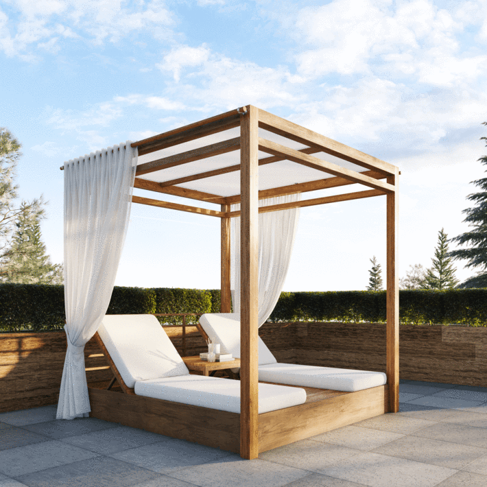 The Ultimate Relaxation: Outdoor Daybeds with Canopy for Your Outdoor Oasis