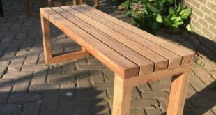 small garden bench