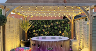 small garden hot tub ideas