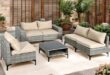 wicker patio set