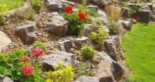 landscaping sloped front yard