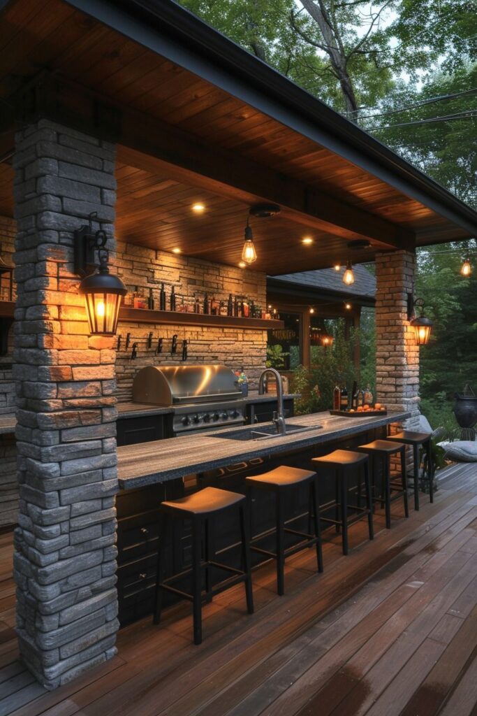 outdoor kitchen design