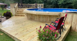 oval pool deck ideas