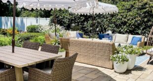 wicker patio set