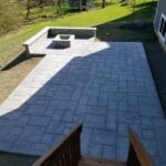 Stamped Concrete Fire Pit for Stylish Outdoor Livi