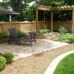 Backyard Landscape Ideas | Patio with Chairs and Tab