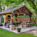dream outdoor kitchen | landscaping ideas | Backyard patio designs .