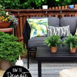 Maximize Outdoor Space Learn How to Decorate a Small Deck - TidyMom