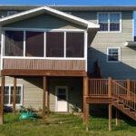 Multi-Level Screen Porch & Deck - Project by Eric at Menards