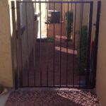 Custom gate for dog run | Diy dog run, Dog run side yard, Dog ga