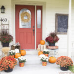 Fall Porch Decor - Blooming Homeste