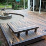 Contemporary Floating Deck Design with Fire P