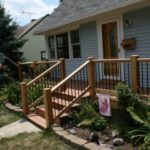 Charming Wooden Porch with Raili