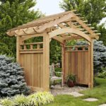 Arching Garden Arbor Woodworking Plan from WOOD Magazi