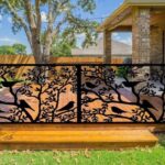 Metal Decorative Panel Garden Fence Art Outdoor Laser Cut Screens .