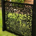 Buy Water Mill Metal Fence Panels Garden Fencing Screen Decorative .
