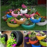 Use of tires | Garden projects, Tire garden, Garden desi