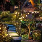 Cubilan Solar Firefly Garden Lights, 32 LEDs Solar Outdoor Swaying .